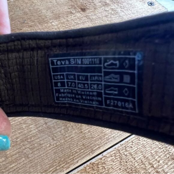 Teva Men’s Forebay Fisherman Sandal Brown (1001116) Sz 8 - Picture 10 of 11